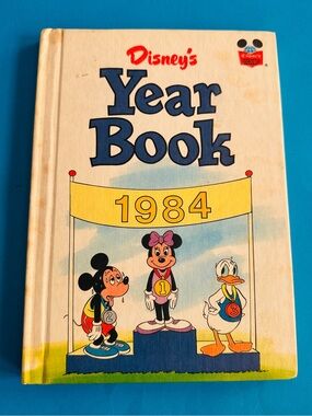 Disney's Year Book 1984 Classic Hardcover Disney’s Wonderful World of Reading